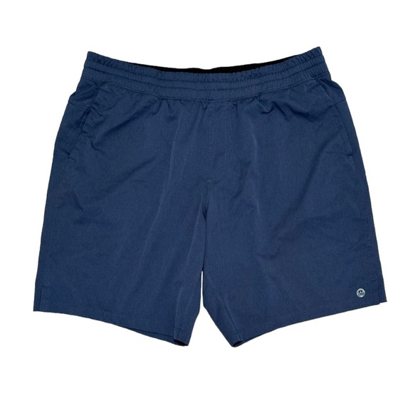Men’s Mondetta XXL 44 - 46 Shorts Blue Lightweight Active Drawstring Stretch EUC - Picture 3 of 8